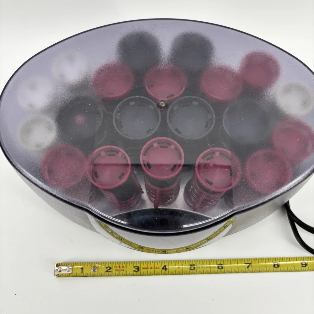 Remington KF201 Velvet Flocked W/Clips Hot‎ Rollers Hair Curlers Pageant -Tested